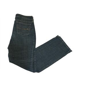 St Johns Bay Womens Straight Leg Dark Wash Denim Jeans‎ Size 8P
